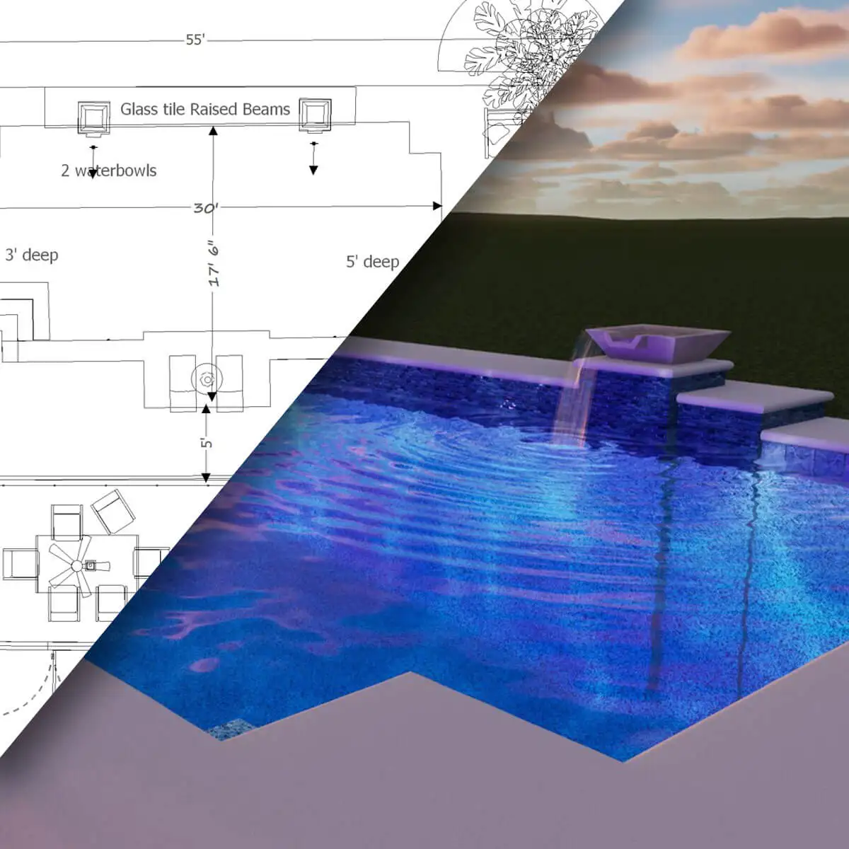 Viera Builders pool design
