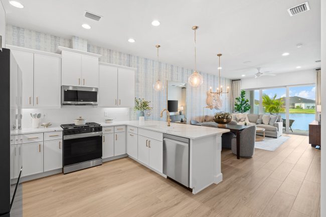 Iris, Pangea Park, Viera Builders, kitchen and great room