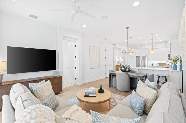 Iris, Pangea Park, Viera Builders, great room