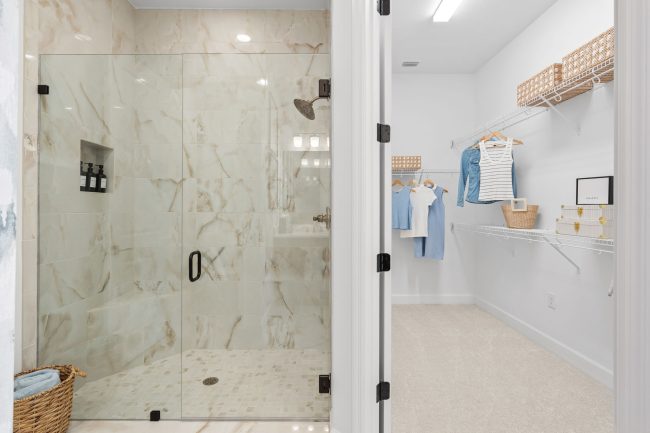 Iris, Pangea Park, Viera Builders, primary bathroom