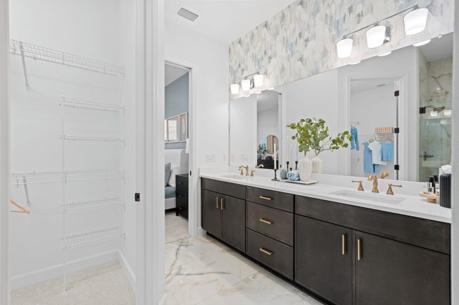 Iris, Pangea Park, Viera Builders, primary bathroom