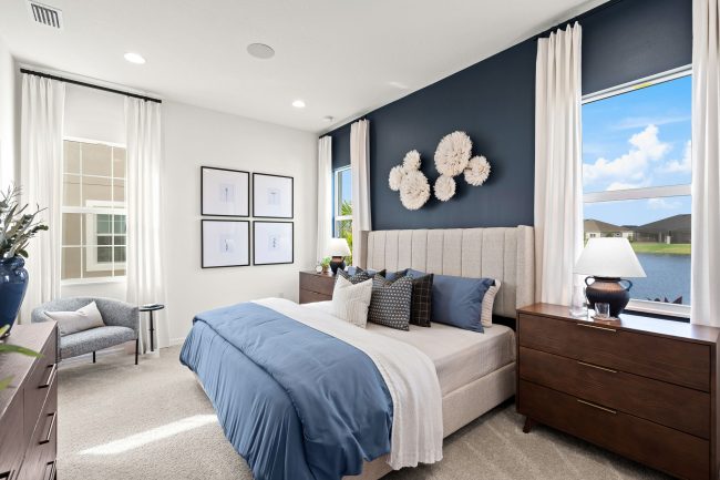 Lilac, Pangea Park, Viera Builders, primary suite