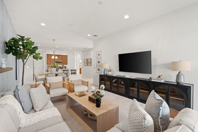 Lilac, Pangea Park, Viera Builders, great room