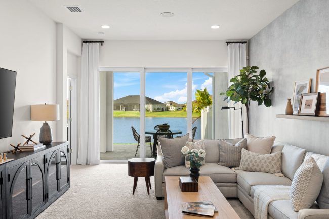 Lilac, Pangea Park, Viera Builders, great room