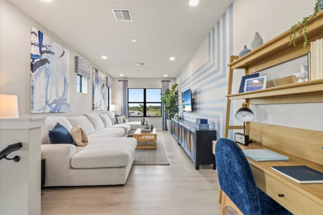 Atlin Cove, Brisa II, Viera Builders, interior, loft
