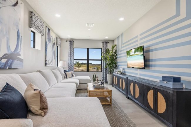 Atlin Cove, Brisa II, Viera Builders, interior, loft