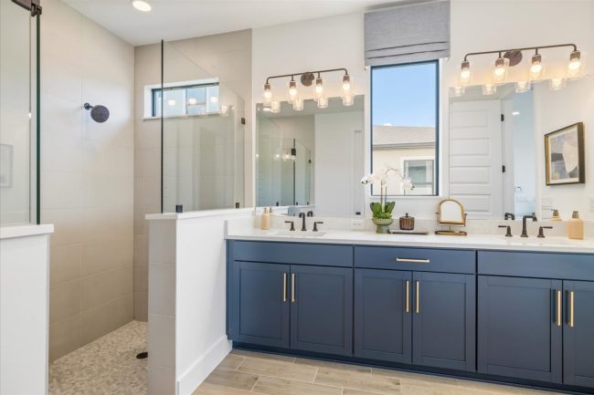 Viera Builders, Henry, interior, primary bathroom
