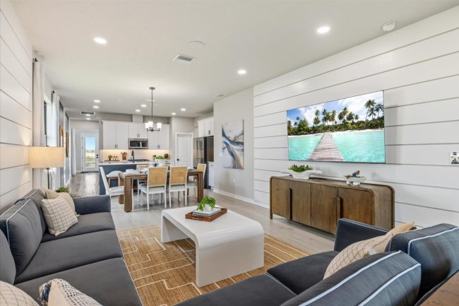Atlin Cove, Brisa II, Viera Builders, interior, great room and kitchen