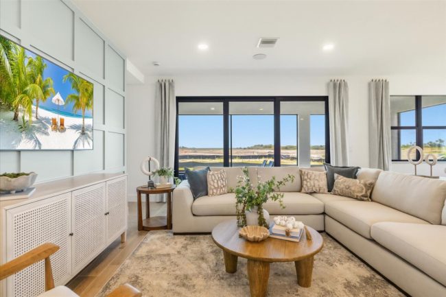 Viera Builders, Henry, interior, great room