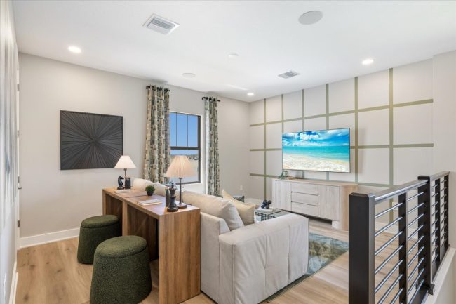 Atlin Cove, Crystal, Viera Builders, interior, loft