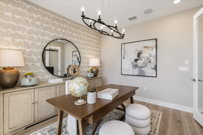 Atlin Cove, Crystal, Viera Builders, interior, study