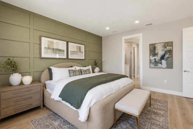 Atlin Cove, Crystal, Viera Builders, interior, primary bedroom