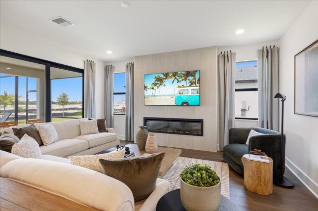 Viera Builders, Hailey, interior, great room